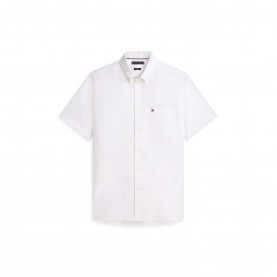 риза,мъжки,ризи,tommy,hilfiger,men,s,short,sleeve,plain,shirt,white