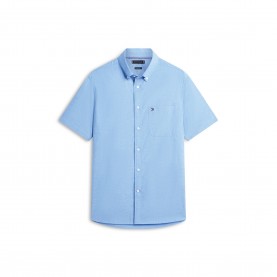 риза,мъжки,ризи,tommy,hilfiger,men,s,short,sleeve,plain,shirt,shirt,blue