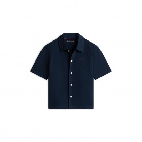 Риза с къс ръкав Tommy Hilfiger Kids Short Sleeve Oxford Shirt - Night Navy C1G риза,с,къс,ръкав,tommy,hilfiger,kids,short,sleeve,oxford,shirt,night,navy,c1g