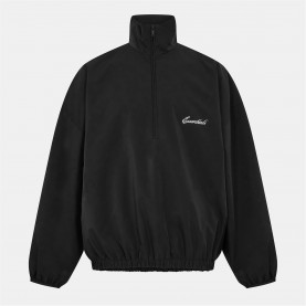 облекла,на,разпродажба,мъжки,ежедневни,облекла,мъжки,горнища,с,качулка,fear,of,god,essentials,men's,quarter,zip,fleece,jet,black