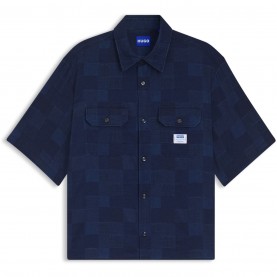 Hugo Hugo Ekyno Shirt Sn63 - Blue 407 мъжки,ризи,hugo,hugo,ekyno,shirt,sn63,blue,407