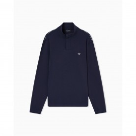 облекла,на,разпродажба,мъжки,ежедневни,облекла,мъжки,горнища,с,качулка,emporio,armani,men's,1,4,zip,fleece,armani,blue