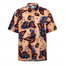 Риза PS Paul Smith Mens Short Sleeve Plain Shirt - Orange 16 риза,мъжки,ризи,ps,paul,smith,men,s,short,sleeve,plain,shirt,orange,16