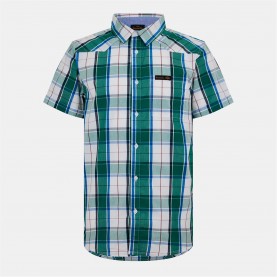 облекла,на,разпродажба,bench,short,sleeve,patterned,shirt,green,check