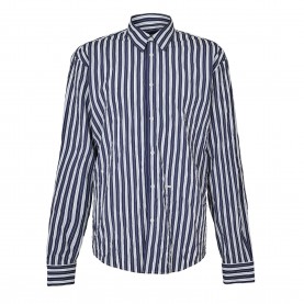 Риза с дълъг ръкав DSquared2 Mens Long Sleeve Patterned Shirt - Blue/White риза,с,дълъг,ръкав,dsquared2,men,s,long,sleeve,patterned,shirt,blue,white