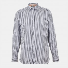 риза,с,къс,ръкав,облекла,на,разпродажба,ted,baker,men's,geo,geometric,short,sleeve,shirt,taupe