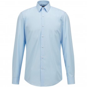 Риза с дълъг ръкав Boss Mens Isko Long Sleeve Oxford Shirt - Light/Pstl Blue риза,с,дълъг,ръкав,мъжки,ризи,boss,men,s,isko,long,sleeve,oxford,shirt,light,pstl,blue