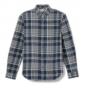 облекла,на,разпродажба,мъжки,ризи,timberland,flannel,check,shirt,sapphire,yd