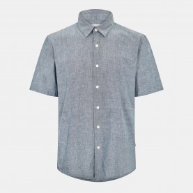 Риза с къс ръкав Peter Werth Mens Tenter Plain Short Sleeve Shirt - Charcoal риза,с,къс,ръкав,peter,werth,men,s,tenter,plain,short,sleeve,shirt,charcoal