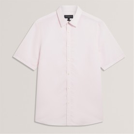 облекла,на,разпродажба,ted,baker,ted,baker,ss,reg,lin,shirt,lt,pink