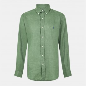 риза,с,дълъг,ръкав,облекла,на,разпродажба,мъжки,ризи,polo,ralph,lauren,linen,long,sleeve,shirt,fatigue,green