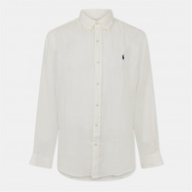 риза,с,дълъг,ръкав,облекла,на,разпродажба,мъжки,ризи,polo,ralph,lauren,linen,long,sleeve,shirt,white