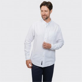 риза,с,дълъг,ръкав,мъжки,ризи,howick,howick,long,sleeve,oxford,shirt,white