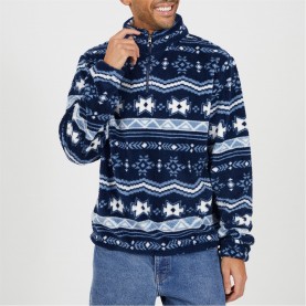 облекла,на,разпродажба,мъжки,туристически,полари,мъжки,полари,brave,soul,quarter,zip,sn62,navy,multi