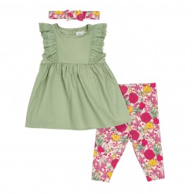 бебешки,клин,бебешки,облекла,hello,world,baby,girl,frill,top,and,legging,set,green,pink