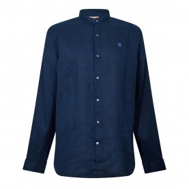 Timberland Timberland Mill Brook Linen Korean Collar Shir - Dark Sapphire облекла,на,разпродажба,мъжки,ризи,timberland,timberland,mill,brook,linen,korean,collar,shir,dark,sapphire