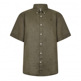 риза,с,къс,ръкав,облекла,на,разпродажба,мъжки,ризи,timberland,timberland,mill,brook,linen,short,sleeve,shirt,leaf,green