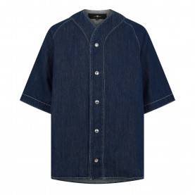 Риза с къс ръкав 7 For All Mankind Mens Plain Short Sleeve Shirt - Nocturnal риза,с,къс,ръкав,мъжки,ризи,7,for,all,mankind,men,s,plain,short,sleeve,shirt,nocturnal