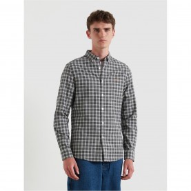 риза,с,дълъг,ръкав,облекла,на,разпродажба,farah,men's,milners,check,long,sleeve,patterned,shirt,charc,marl,023