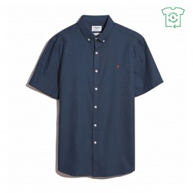 риза,с,къс,ръкав,облекла,на,разпродажба,farah,men's,brewer,short,sleeve,shirt,sigil,blue,415