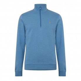 облекла,на,разпродажба,мъжки,туристически,полари,мъжки,полари,farah,men's,wilsdon,quarter,zip,fleece,lndrd,blue,450