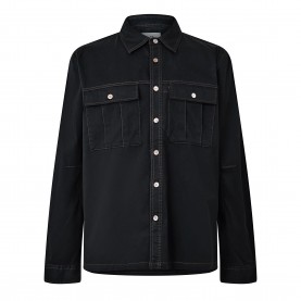 PS Paul Smith PS Pockt LS Shirt Sn64 - Navy 49 ps,paul,smith,ps,pockt,ls,shirt,sn64,navy,49