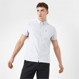 риза,с,къс,ръкав,мъжки,ризи,jack,wills,stableton,short,sleeve,oxford,shirt,lt,ash,mrl