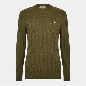 пуловер,мъжки,пуловери,jack,wills,marlow,merino,wool,blend,cable,knitted,jumper,men,olive