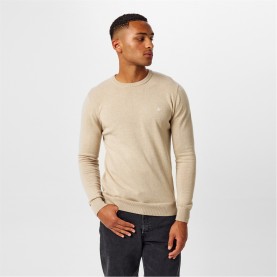 пуловер,мъжки,пуловери,jack,wills,seabourne,crew,neck,logo,jumper,stone