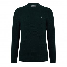 пуловер,мъжки,пуловери,jack,wills,stitch,crew,neck,jumper,evergreen,marl
