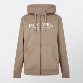 мъжки,суичър,мъжки,горнища,с,качулка,jack,wills,graphic,zip,hoodie,mens,fawn