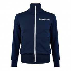 Яке PALM ANGELS Logo Track Jacket - Navy яке,дамски,екипи,мъжки,ежедневни,облекла,мъжки,горнища,с,качулка,мъжки,екипи,palm,angels,logo,track,jacket,navy