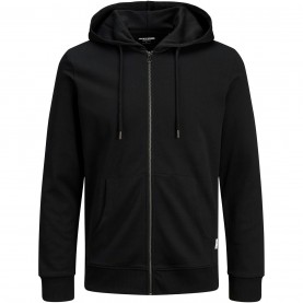 суичър,мъжки,туристически,полари,jack,and,jones,basic,basic,zip,up,hoodie,black