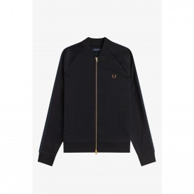 Горнище Fred Perry Mens Blackwatch Tape Tracksuit Top - Black 102 горнище,мъжки,горнища,с,качулка,дамски,екипи,мъжки,екипи,fred,perry,men,s,blackwatch,tape,tracksuit,top,black,102