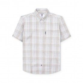 облекла,на,разпродажба,lambretta,sleeve,multi,check,shirt,khaki