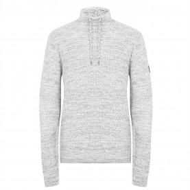пуловер,мъжки,пуловери,firetrap,cowl,neck,knitted,jumper,grey,marl