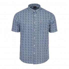 мъжки,летен,каталог,fabric,short,sleeve,poplin,shirt,blue,floral