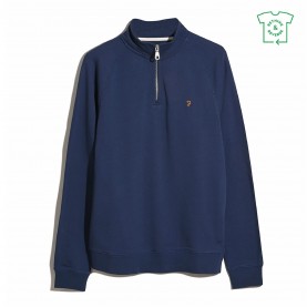 пуловер,мъжки,туристически,полари,мъжки,полари,farah,jim,zip,jumper,sigil,blue,415