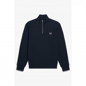 Горнище с цип Fred Perry FredPerry Half Zip Top - Navy 608 горнище,с,цип,мъжки,горнища,с,качулка,fred,perry,fredperry,half,zip,top,navy,608