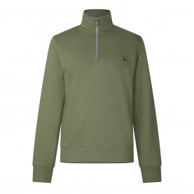 Блуза PS Paul Smith Half Zip Sweatshirt - Green 34C блуза,мъжки,горнища,с,качулка,мъжки,ежедневни,облекла,ps,paul,smith,half,zip,sweatshirt,green,34c