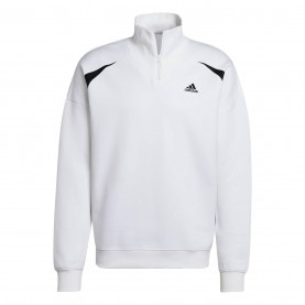 разпродажба,adidas,adidas,colorblock,quarter,zip,sweatshirt,mens,white,black