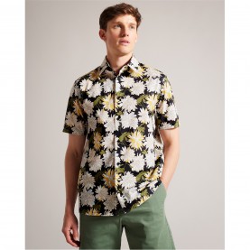 риза,с,къс,ръкав,облекла,на,разпродажба,мъжки,ризи,ted,baker,sallins,pattern,short,sleeve,shirt,multicol