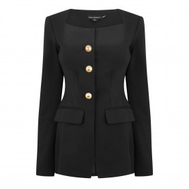 Дамско сако Good American Womens Sculpted Blazer - Black дамско,сако,дамски,якета,и,палта,good,american,women,s,sculpted,blazer,black