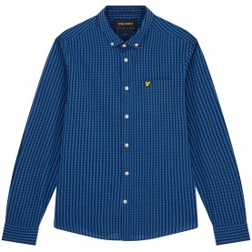 риза,с,дълъг,ръкав,зимни,аксесоари,мъжки,ризи,lyle,and,scott,long,sleeve,gingham,shirt,black,navy,w747