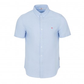 риза,с,къс,ръкав,lee,cooper,cooper,short,sleeve,oxford,shirt,sky,blue