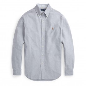 Риза с дълъг ръкав Polo Ralph Lauren Mens Slim Fit Oxford Long Sleeve Shirt - Slate риза,с,дълъг,ръкав,мъжки,ризи,polo,ralph,lauren,men,s,slim,fit,oxford,long,sleeve,shirt,slate