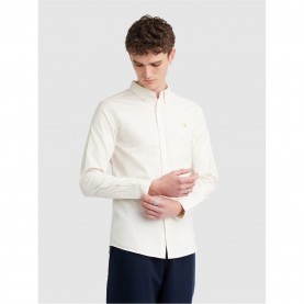 риза,с,дълъг,ръкав,farah,oxford,long,sleeve,shirt,ecru,280