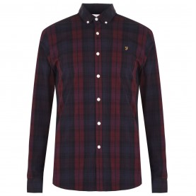 карирана,риза,мъжки,ризи,farah,brewer,checked,shirt,farah,red,626