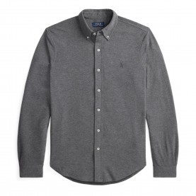 Риза Polo Ralph Lauren Mens Slim Fit Button-Down Plain Shirt - Medium Flannel риза,мъжки,ризи,polo,ralph,lauren,men,s,slim,fit,button,down,plain,shirt,medium,flannel