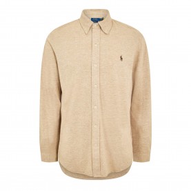 Риза Polo Ralph Lauren Mens Slim Fit Button-Down Plain Shirt - Tuscan Beige риза,мъжки,ризи,polo,ralph,lauren,men,s,slim,fit,button,down,plain,shirt,tuscan,beige